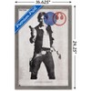 Trends International Star Wars: Mid-century Modern - Han Solo Framed Wall Poster Prints - 3 of 4