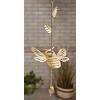 tagltd Honey Bee Wind Chime - Antique Brass Decorative Bells for Indoor & Outdoor Use, 17" H x 6.25" L x 4.25" W - 2 of 2