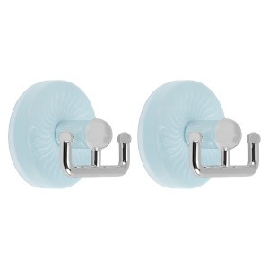 Unique Bargains Durable Suction Cup Double-End Headband Holder Organizer 2 Pcs - 1 of 4