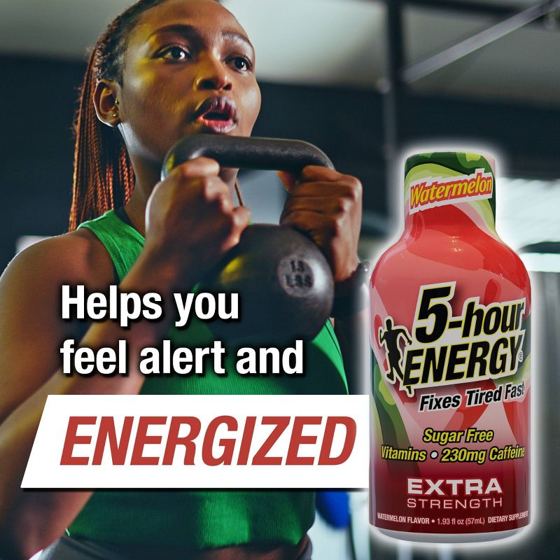 5 Hour Energy Extra Strength Shot Dietary Supplement - Watermelon - 10pk, 3 of 9