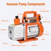 Vacuum Pump 3.5CFM, HVAC Refrigerant Recovery Pump for AC Repair - 4 of 4