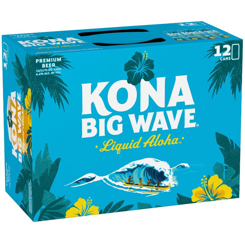 Kona Big Wave Golden Ale Beer - 12pk/12 fl oz Cans, 3 of 12