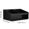 GustoWave Metal Tool Helmet Storage Cabinet, Wall-Mounted Dual Aluminum Helmet Bay Shelf Holder, Storage Cabinet Organizer, Black - 2 of 4