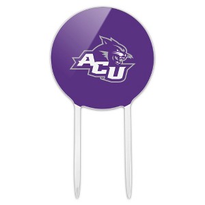 Abilene Christian Primary Logo Acrylic Cake Topper Party Decoration for Wedding Anniversary Birthday Graduation - 1 of 4