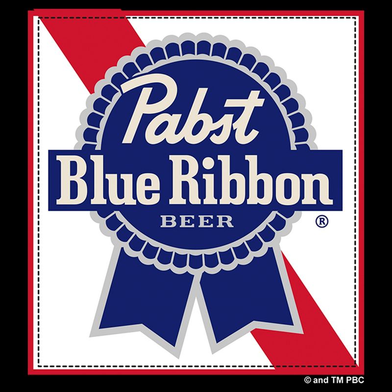 Pabst Blue Ribbon Frame Logo T-Shirt, 2 of 5