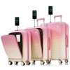 YOOCOZZ 3 Piece Luggage Sets with USB Port and Spinner Wheels,Airline Certified Carry on Luggage with Cup Holder and Front Opening Design - 3 of 4