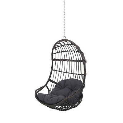 Hanging deals black chair