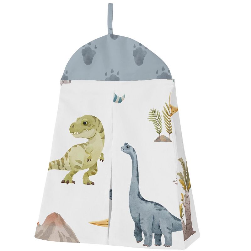 Sweet Jojo Designs Boy Baby Crib Bedding Set - Watercolor Dinosaur Dino Multicolor 4pc, 5 of 7