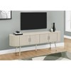 NicBex TV Stands for 75 inch TV, Entertainment Center with White Solid Wood Legs and Storage Cabinets,TV Console for Bedroom,Living Room,Home,White - 2 of 4