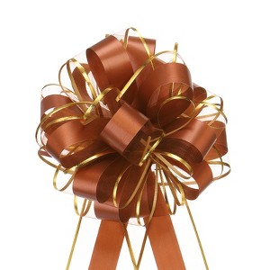 Unique Bargains Christmas Wedding Gift Wrapping Large Pull Bow 10 Pcs - 1 of 4