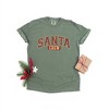 Simply Sage Market Women's Santa Crew Short Sleeve Garment Dyed Tee - 3 of 4