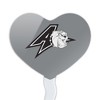 UNC Asheville Secondary Logo Heart Love Cupcake Picks Toppers Decoration Set of 6 - 2 of 4