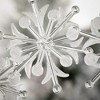 4"H  3.75"H and 3.5"H Sullivans Glitter Snowflake Ornament - Set of 3  Clear Christmas Ornaments - 2 of 2