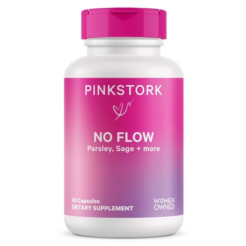 Pink Stork No Flow Dietary Supplement Capsules - 60ct - image 1 of 4