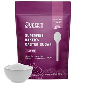 Judees Superfine Caster Sugar - 11.25 oz 100% Gluten-Free - Bakers Sugar for Homemade Treats, Baked Goods, and Toppings - 1 of 4