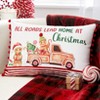 The Lakeside Collection Gingerbread Embroidered Accent Pillows - 3 of 4