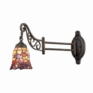 Elk Home Mix-N-Match 1 - Light Swing Arm Lamp in  Tiffany Bronze - 1 of 1