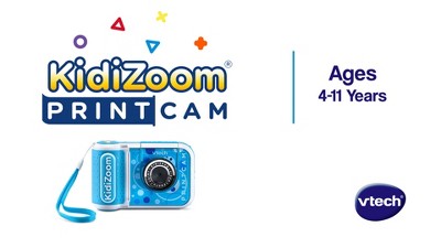Bundle of VTech KidiZoom PrintCam (Red), Digital Camera for Children with  Built-In Printer + VTech KidiZoom PrintCam Thermal Printing Paper for Print