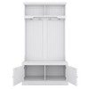 NicBex Hall Tree with Storage Bench and Shoe Rack for Entrance Multifunctional Coat Rack with Top Storage Compartment for Living Room - 2 of 4