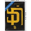 Trends International MLB San Diego Padres - Logo 25 Framed Wall Poster Prints - 3 of 4