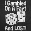 I Gambled On A toot And Lost Baby Bodysuit Funny Sarcastic Poop Graphic Novelty Jumper For Infants - Crazy Dog Baby Bodysuit - 2 of 4
