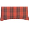 C&F Home 26" x 26" Adirondacks Red & Burgundy Plaid Lodge Euro Pillow Sham - 3 of 4