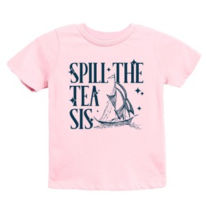 The Juniper Shop Spill The Tea Sis Boat Youth Short Sleeve Tee - 1 of 4