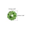 Unique Bargains Round Ball DIY Rhinestone Clay Beads for Jewelry Making 60 Pcs - 2 of 4