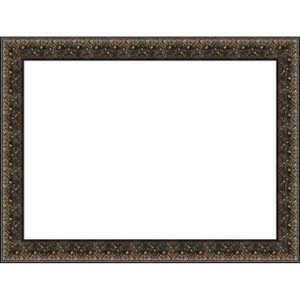 Amanti Art Intaglio Embossed Black Framed Dry Erase Magnetic Board - 1 of 4