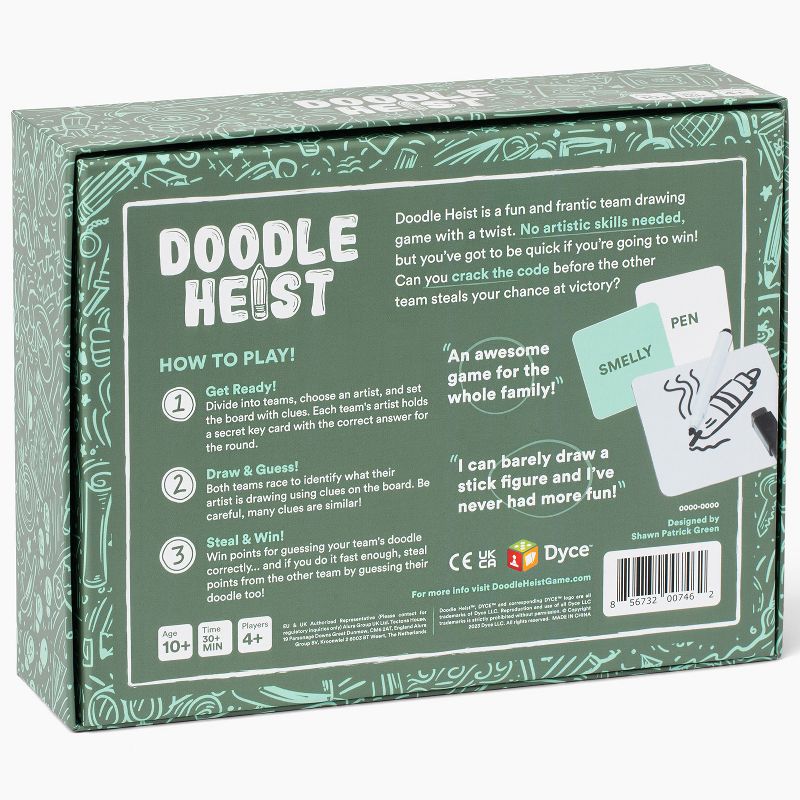 DOODLE HEIST - The QUICK DRAWING Family Party Game for Kids, Teens, Adults and Families, 2 of 5
