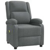 vidaXL Massage Chair Dark grey Fabric Single Massage Chair Rectangular - 2 of 4