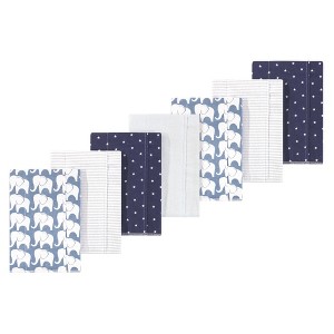 Luvable Friends Hudson Baby Flannel Burp Cloths 7pk - 1 of 1