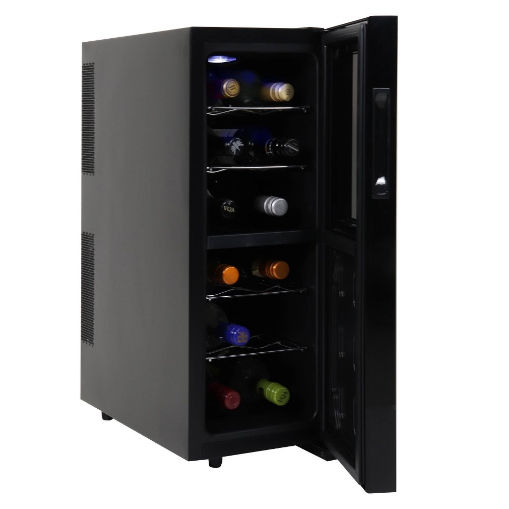 Photos - Wine Cooler Koolatron 12 Bottle Dual Zone  Freestanding Wine Fridge 