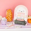 Big Dot of Happiness Pastel Halloween - How Many Candies Pink Pumpkin Party Game - 1 Stand and 40 Cards - Candy Guessing Game - 2 of 4