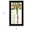 HomeRoots Beach Take Me There Black Framed Print Wall Art - 3 of 4
