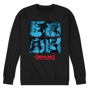 Men's - Gremlins - 2 The New Batch Gizmo George Greta Strip Graphic Fleece Sweatshirt - 1 of 4