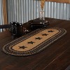 Farmhouse Jute Runner Stencil Stars 13x36 VHC Brands - 4 of 4