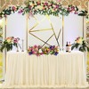 Beige Tulle Table Skirts,Decorative Tablecloth Table Covers for Wedding Birthday Party Bridal Shower 9ft Beige Tutu Table Skirt Cloth - 2 of 4