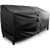 Love Seat Outdoor Furniture Weatherproof Cover - 48" x 32.5" x 31" - Black - image 3 of 4