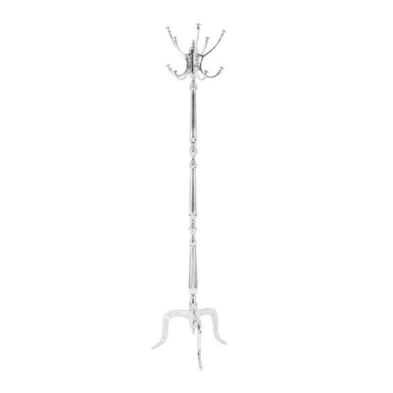 Traditional Iron Coat Rack Silver - Olivia &#38; May, 4 of 7