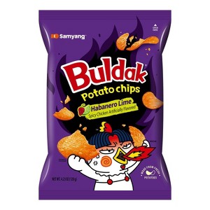 Samyang Buldak Habanero Lime Potato Chips - 4.23oz - 1 of 4