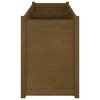 vidaXL Garden Planter Honey brown Solid pinewood 59.1 x 19.7 x 27.6 in - 4 of 4