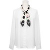 INSPIRE CHIC Women's Polka Dot Square Neckerchief Headband 27.56*27.56 inches(L*W) - 2 of 4