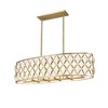 Z-Lite Harden 10 - Light Chandelier in  Modern Gold - 4 of 4