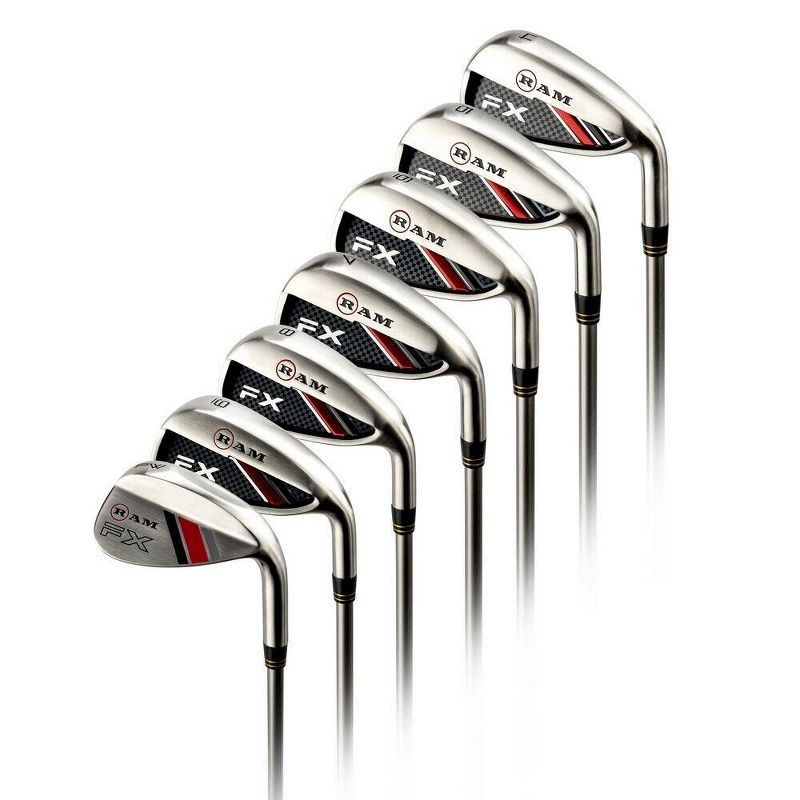 Ram Golf FX Stainless Steel Iron Set 4-PW Mens Right Hand, 1 of 6