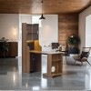 Modern TV Stand With Cat Scratcher Bed,Pet Friendly Furniture Pegboard Storage And Extendable Space–LAOTIES - 3 of 4