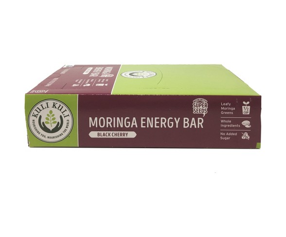 Kuli Kuli Moringa Energy Vegan Bar - Black Cherry - 12pk