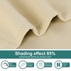 Unique Bargains Short Blackout Polyester Fiber Curtains 2 Panels - 4 of 4