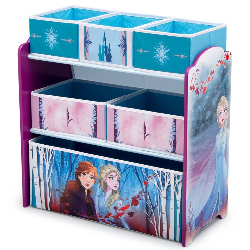 Disney Frozen 2 Design and Store 6 Bin Kids&#39; Toy Organizer - Delta Children, 6 of 17