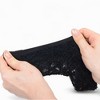Anna-Kaci Men's Fuzzy Non-Slip Low-Cut Grip Socks 3-Pack with Soft Terry Texture and Elastic Trim - 4 of 4